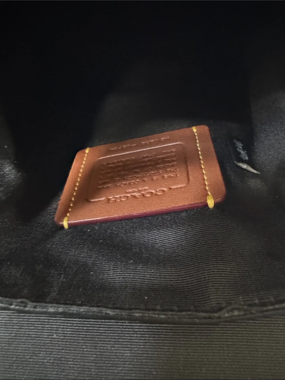 Coach compact backpack